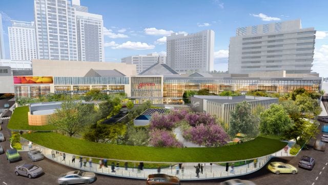 ayala malls glorietta 4 facade aerial